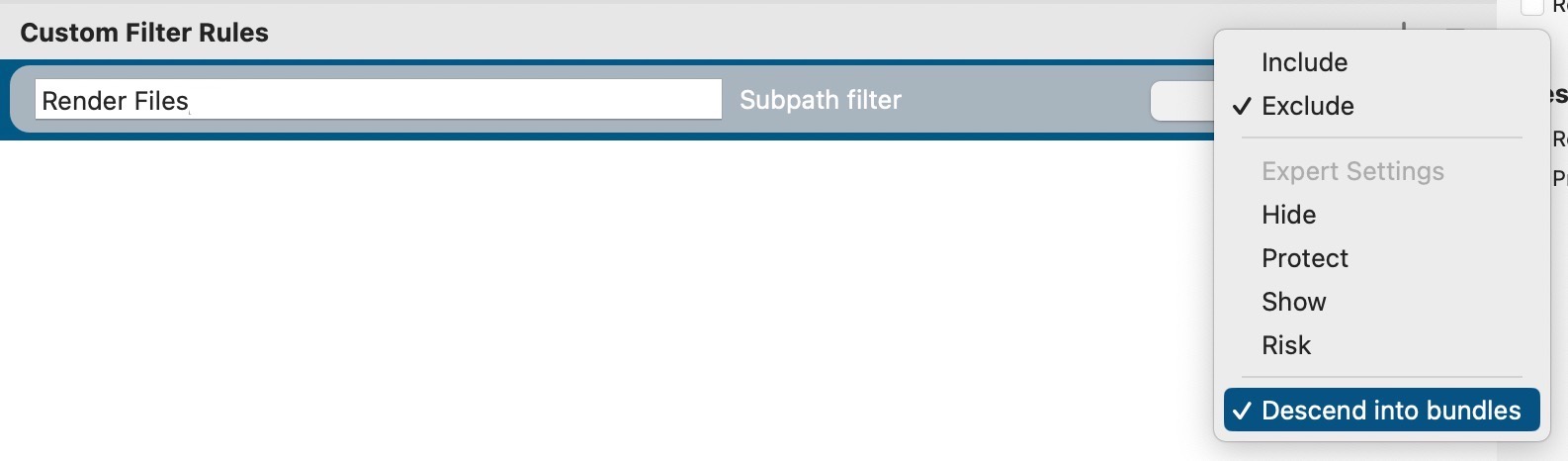 task filter window