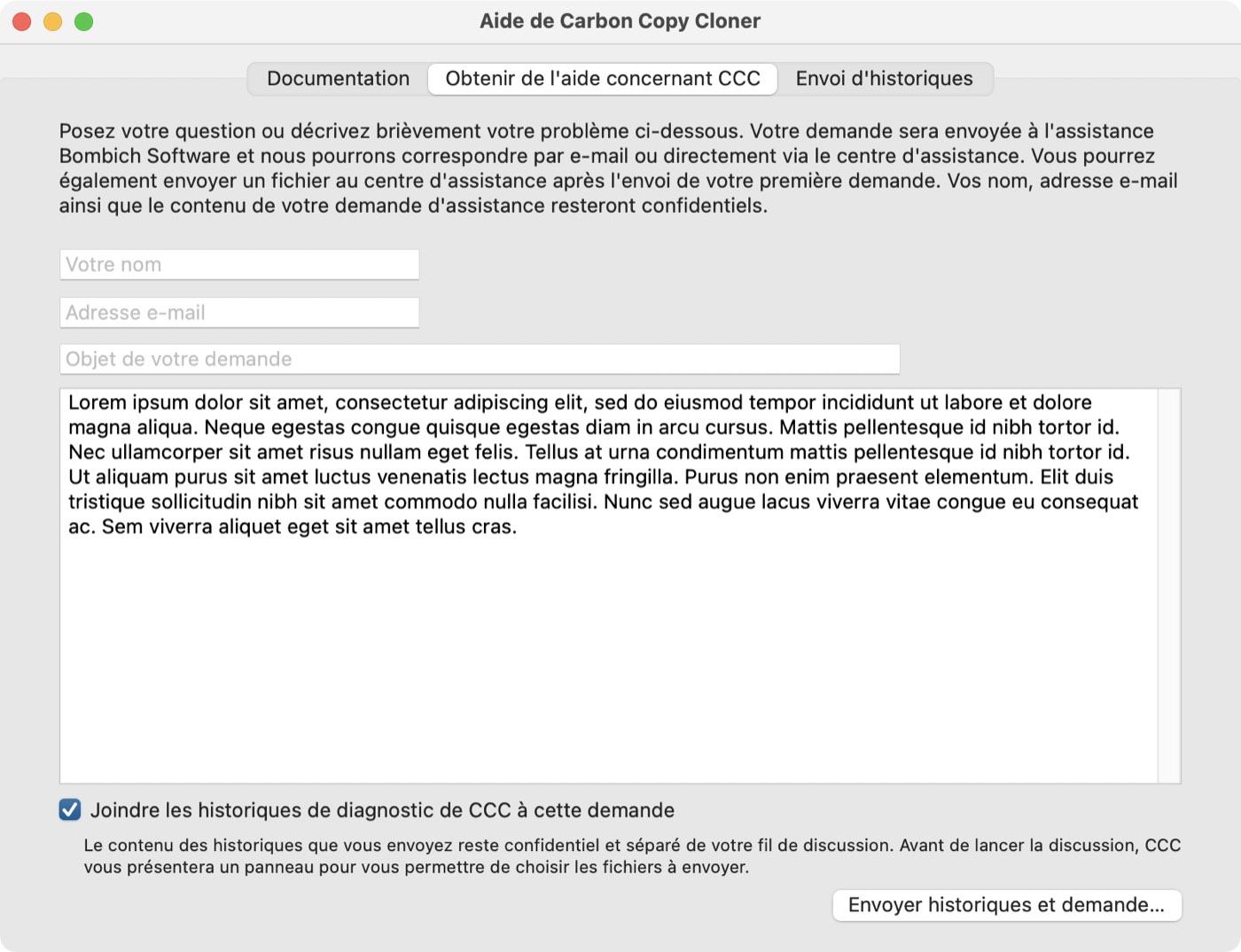 Poser une question