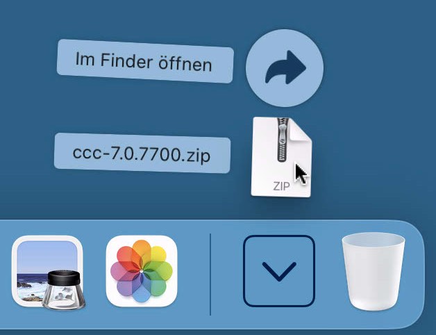 CCC entpacken