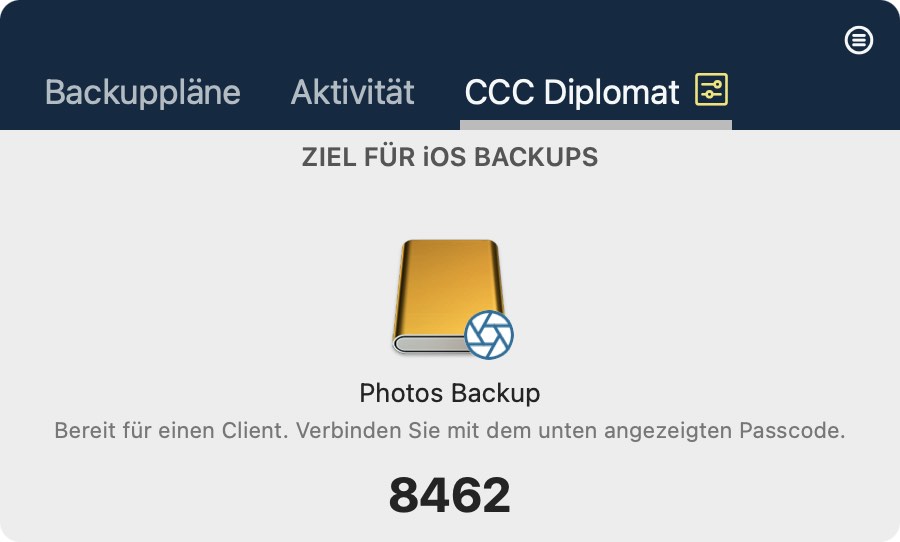 CCC-Diplomat; Backups von iOS-Geräten erstellen