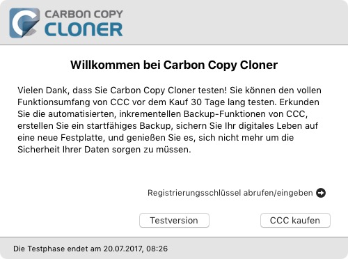 Unregistriertes CCC