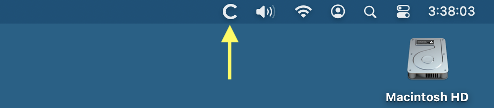 Menubar icon