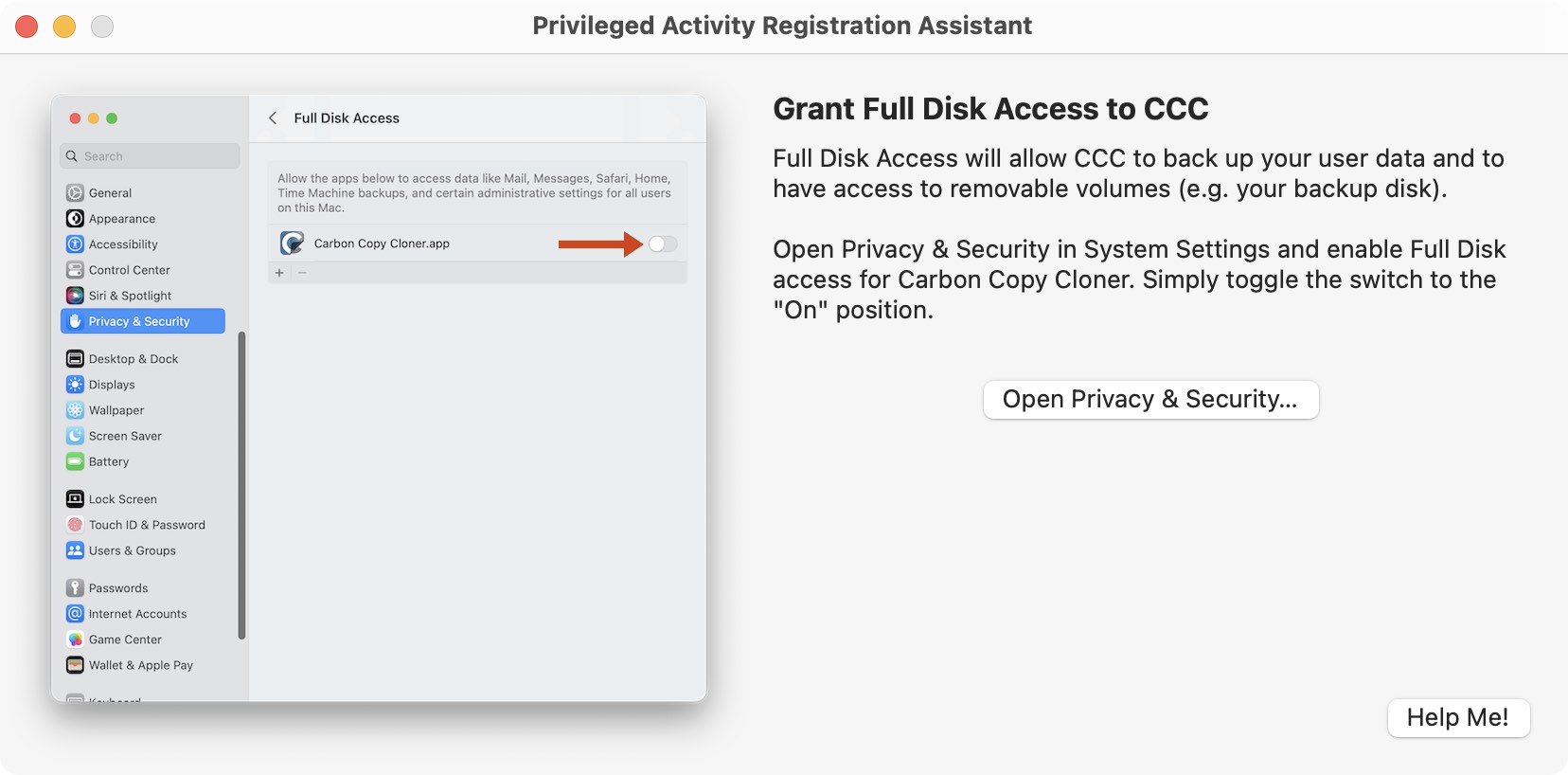 CCC Privacy Assistant
