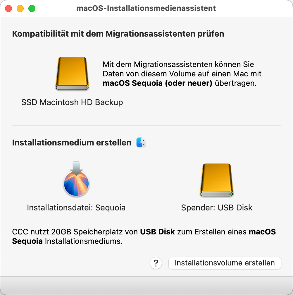 Öffnen Sie CCC